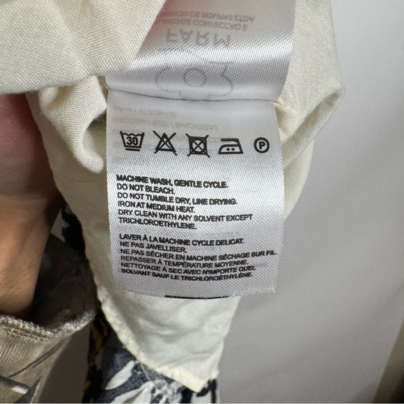 Anthropologie Farm Rio Flutter-Sleeved Maxi Dress size Small Petite - Picture 10 of 10